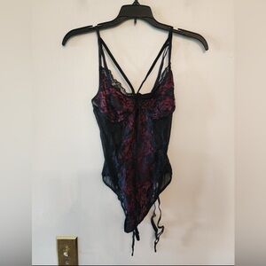 Avidlove Teddy Lingerie for Women with Garter Belt One Piece Lingerie medium